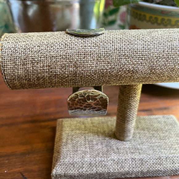 Sterling silver Art Deco, large cuff, handcrafted and signed – fabulous piece! - Picture 3 of 7